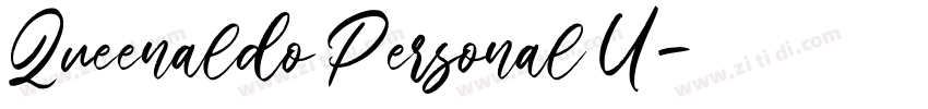 Queenaldo Personal U字体转换